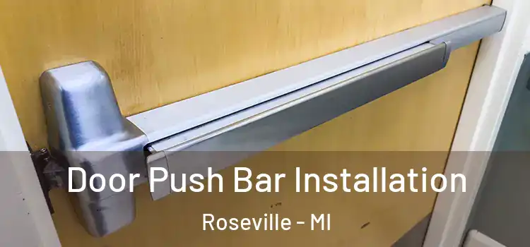 Door Push Bar Installation Roseville - MI