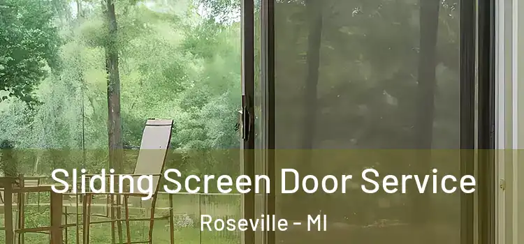 Sliding Screen Door Service Roseville - MI